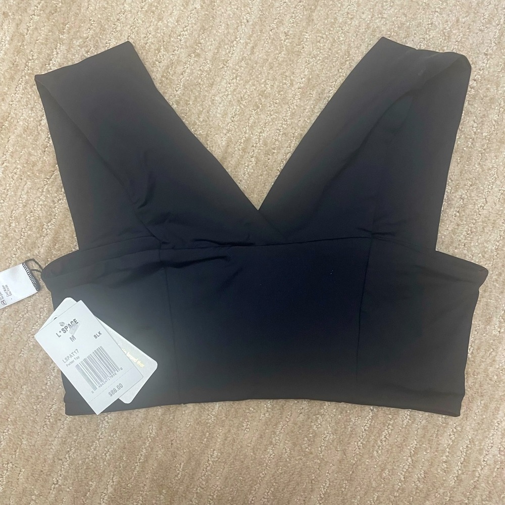 L Space BNWT Bikini Parker Top Size M